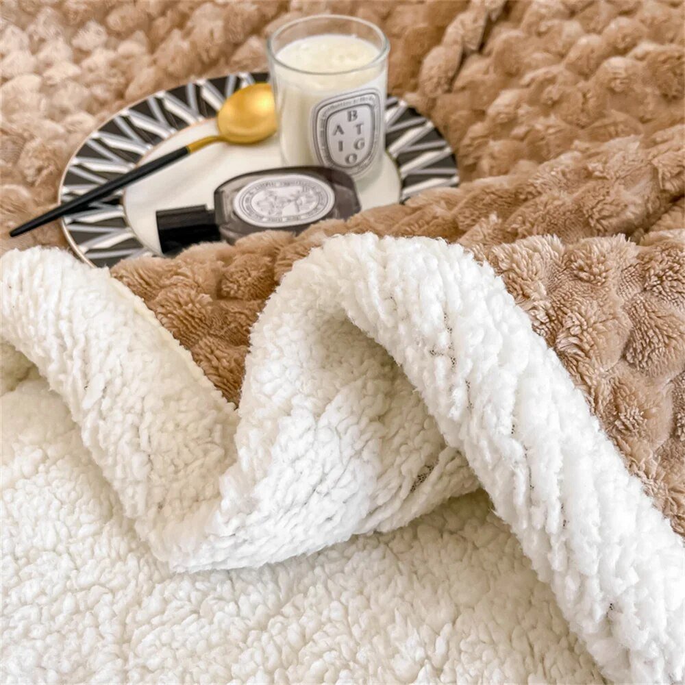 Svetanya Thick Blankets Throws Sherpa Fleece Plush Bedsheet Solid Color  Gifting By Julia M   