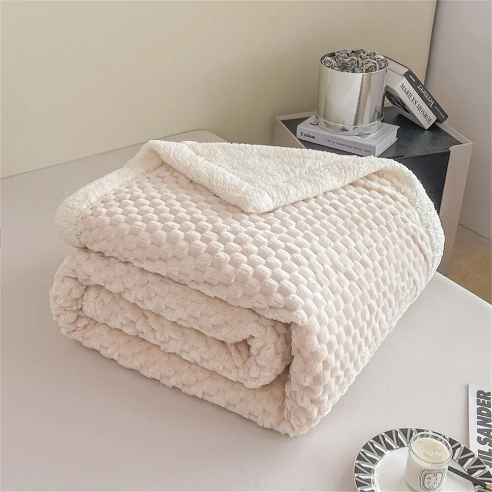 Svetanya Thick Blankets Throws Sherpa Fleece Plush Bedsheet Solid Color  Gifting By Julia M 20230941 100x150cm 