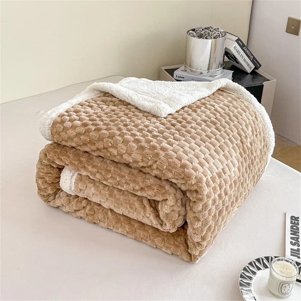 Svetanya Thick Blankets Throws Sherpa Fleece Plush Bedsheet Solid Color  Gifting By Julia M 20230942 100x150cm 