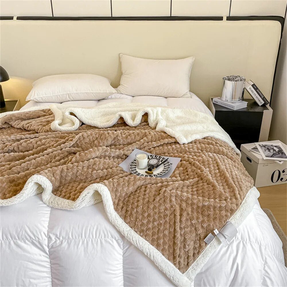 Svetanya Thick Blankets Throws Sherpa Fleece Plush Bedsheet Solid Color  Gifting By Julia M   