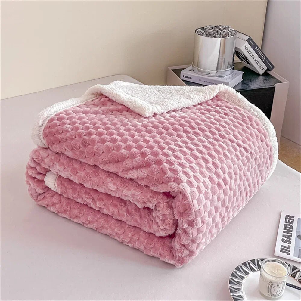 Svetanya Thick Blankets Throws Sherpa Fleece Plush Bedsheet Solid Color  Gifting By Julia M 20230937 100x150cm 
