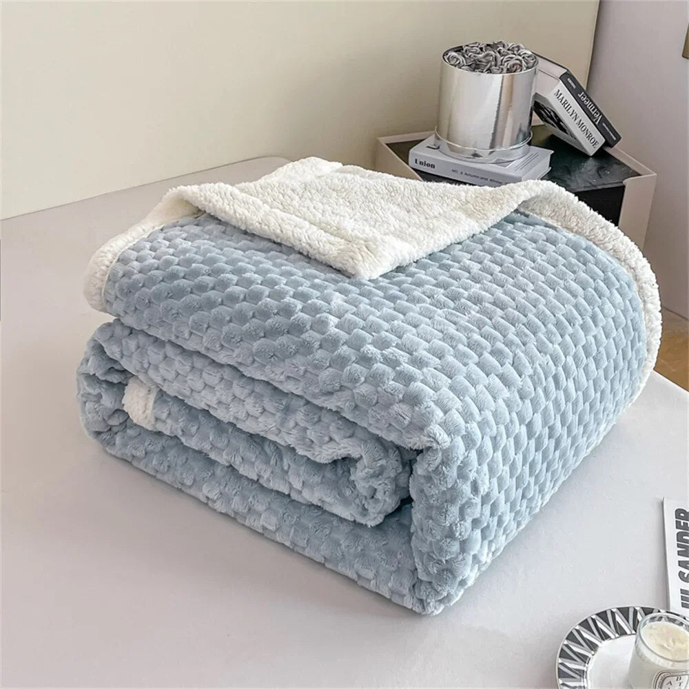 Svetanya Thick Blankets Throws Sherpa Fleece Plush Bedsheet Solid Color  Gifting By Julia M 20230943 100x150cm 
