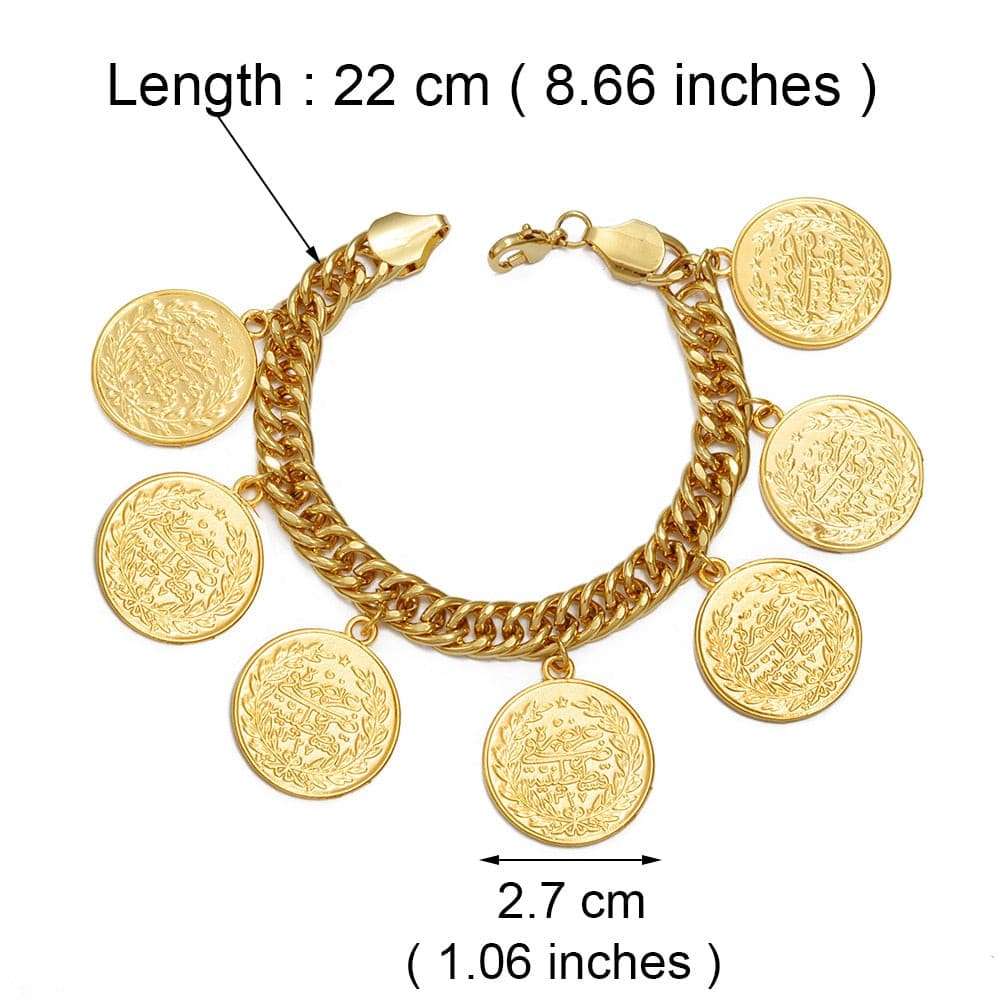 Turkish Coin Bracelet - Gifting By Julia M