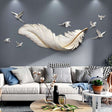 Wall Resin Feather Murals 