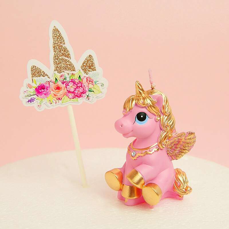 Zodiac Unicorn Birthday Candle candles Gifting By Julia M   