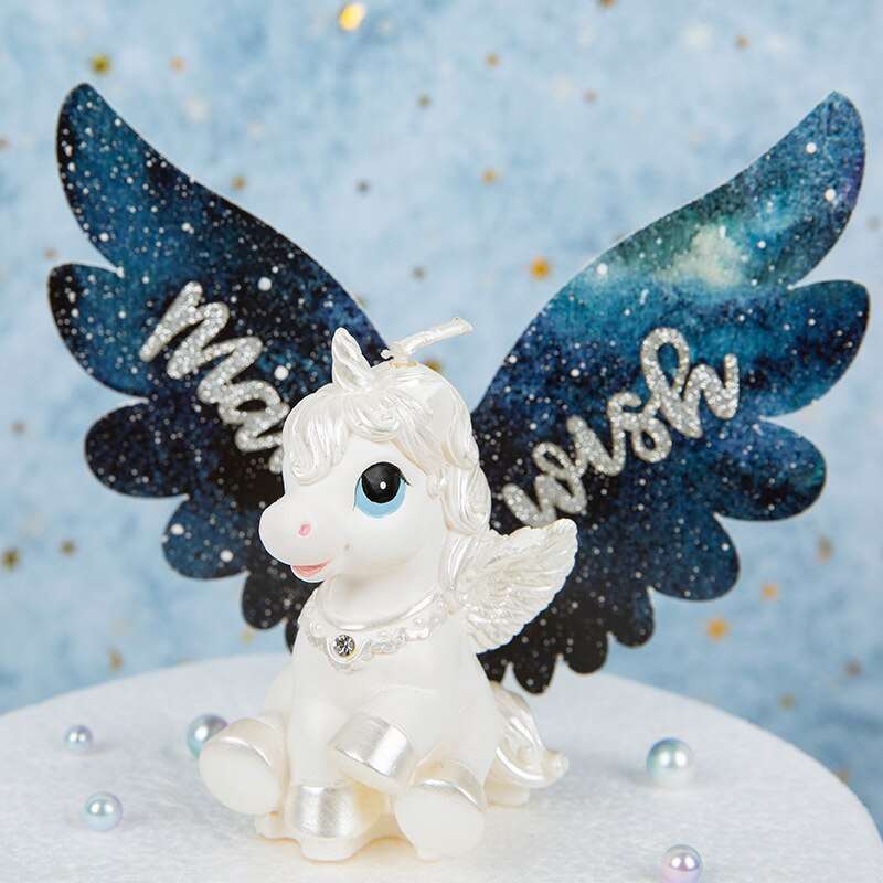 Zodiac Unicorn Birthday Candle candles Gifting By Julia M   
